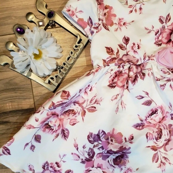 Koala Baby Dress Floral Special Occasion/Sunday Dress Dressy Fancy Size 12Months - Picture 12 of 12